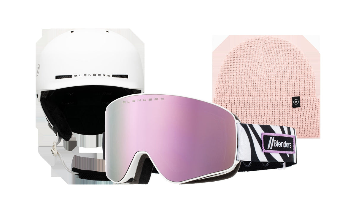 Aura | Ziggy - Chip MIPS White - Blush Beanie