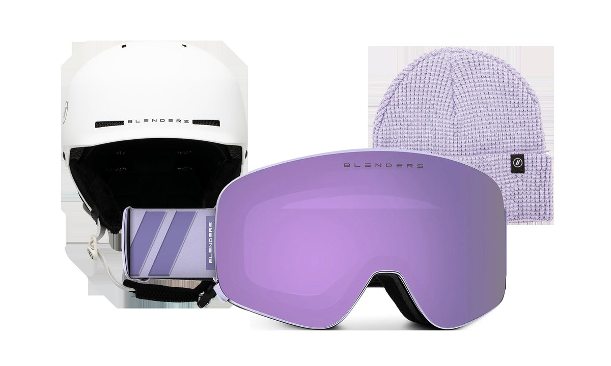 Aura | Lavender Drift - Chip MIPS White - Lavender Beanie