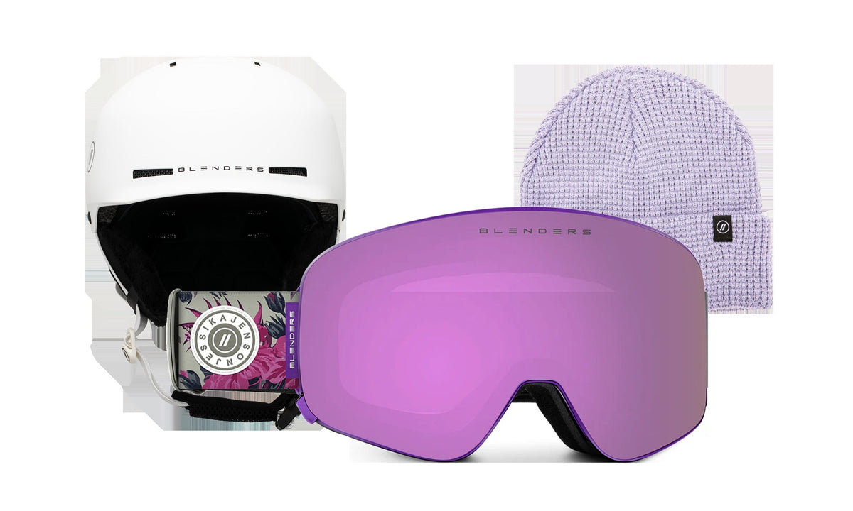 Aura | JJ Forest - Chip MIPS White - Lavender Beanie