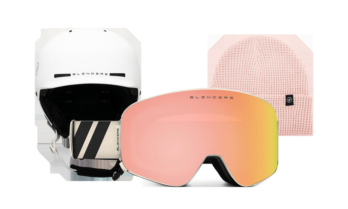 Aura | Dawn Shaker - Chip MIPS White - Blush Beanie